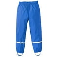 thumbnail image 2 of CCRFTGI Rain Pants for Children Boys Girls Mud Dirty Proof Reflective Outdoor Trousers Lightweight Windproof and Waterproof Rain Wear Dark Blue 2-3 Years, 2 of 3