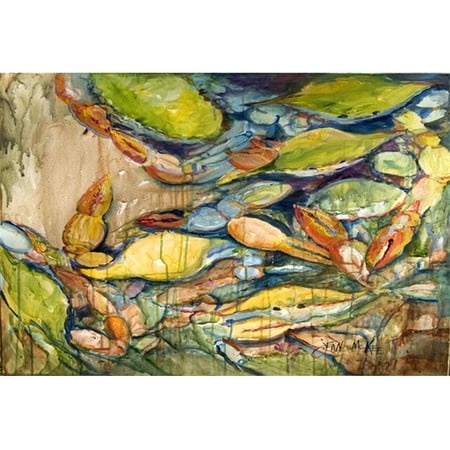 - Jubilee Blue Crab Fabric Placemat