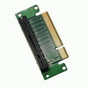 WLGQ PCI-E 8X Male to Female Riser Card PCI-E 8X Left 90 Degree Adapter，Suitable for Server, Desktop, Bitcoin Mining