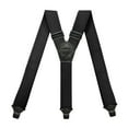 thumbnail image 2 of SGFCWSX Men's Y-Back Suspenders, Adjustable 4-Clip Elastic Casual Formal Black, 2 of 8