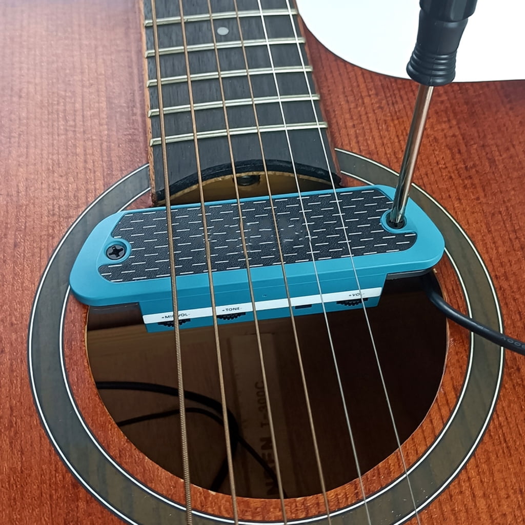 Yokua Guitar Tuner Pickup Replacement Guitar Sound Hole Pickup Easy to Install