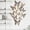 Khaki, variant on 12PCS Metal Texture Hollow Wall Sticker