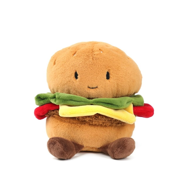 Peluche de peluche RECUR Hamburger Plush, 20 cm, para todas las edades