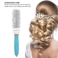 thumbnail image 2 of Fugacal Cepillo de pelo barril redondo, secador pelo, cepillos redondos para rizar mujeres cepillo Girld salón calor preciso térmico redondo el hogar cerdas cabello Fugacal No se aplica, 2 of 6