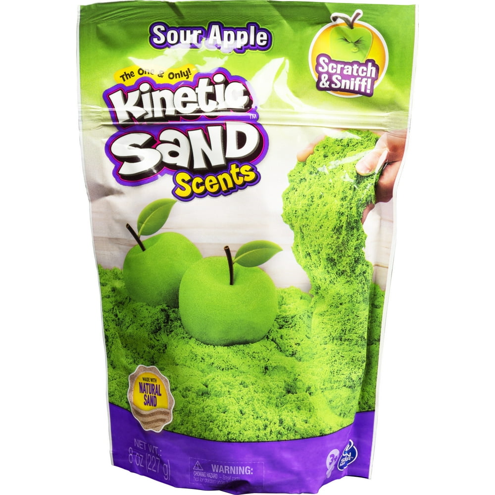 Sand Scents, 8oz Sour Apple Green Scented Sand, for