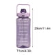 thumbnail image 2 of Botellas de agua con pajita, botella de agua de 67 oz/2 l, innovadora botella deportiva con tapa 2 en 1 sin BPA y horarios para beber, motivacional, 2 of 8