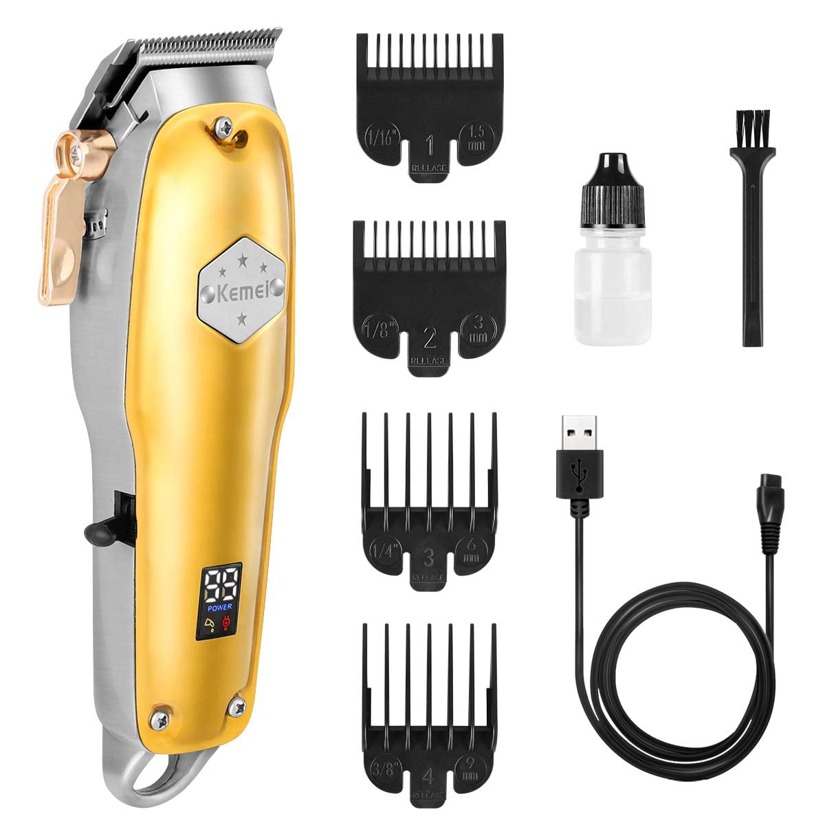 Hair Clippers for Men, Professional Cordless Hair Clipper Electric Hair