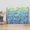 Turquoise, variant on Turquoise Blue Teal Wall Art for Living Room,Canvas Picture Wall Decor for Bathroom Bedroom,Chic Stained Glass Texture Aesthetic Painting Artwork for Office Kitchen Hallway Dining Room Decor 20"x24"