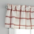 thumbnail image 3 of (2 pack) Mainstays Printed Tiers and Valance Set, 3-Piece, Red, 56" W x 36" L, Indoor Curtain, Adult, 3 of 6