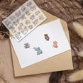 thumbnail image 5 of 1sheet Animals Clear Stamps Koala Elephant Lion Rabbit Reusable Transparent Silicone Stamp Seals Postmark for Scrapbooking Film Frame Photo Album Decorative Journaling Card Making Decor, 5 of 9