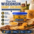 thumbnail image 3 of Pine River Sharp Cheddar Cheese Spread 8 oz (3 pack) Shelf Stable Wisconsin Cheese, 3 of 7
