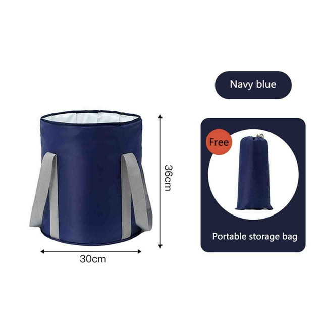 Fiudx Cubo para Baño de Pies, Lavabo Portátil con Aislamiento Térmico, Diseño a Prueba de Fugas para Mayor Comodidad, Capa de Aluminio Engrosada para Una Mayor Retención Del Calor, Ideal para Spa En
