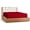 Red, variant on DNG Creations 3-Piece Fitted Sheet Set 6-Inch Deep Pocket (Solid Red - California King)