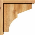 thumbnail image 3 of 6"W x 12"D x 12"H Monterey Rough Sawn Corbel w/Backplate, Western Red Cedar, 3 of 9