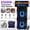 Black PRO, variant on 6500W Bluetooth 5.0 Portable DJ PA Speaker RGB Light TWS Subwoofer FM USB TF AUX Guitar Mic Input Long Battery Party Gift