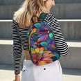 thumbnail image 6 of Yiaed Psychedelic Sunflowers Print Backpack, Premium Laptop Backpack, Travel Backpack for Women, Lightweight Backpacks, Comfortable Back Pack-Small, 6 of 7