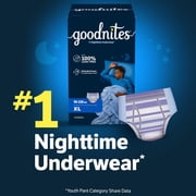 Goodnites Boys Nighttime Bedwetting Underwear, XL (95-120 lbs), 38 Count (Select for More)