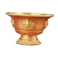 thumbnail image 2 of Tazón de agua budista tibetano Gloria Ornamento decorativo Oro, 2 of 9