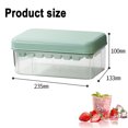 thumbnail image 2 of Bandeja de cubitos de hielo con tapa y cubo - Bandejas de hielo apilables de fácil liberación para congelador - Molde de cubitos de hielo MFZFUKR BST3022000-3, 2 of 6