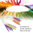 thumbnail image 3 of 12 PCS Knitting Needles Set Multicolor Plastic Circular Tube Knitting Needles Kit Sweater Weave Needle Set Handmade Sewing Tool[40CM], 3 of 8