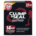 thumbnail image 2 of (2 pack) ARM & HAMMER Clump & Seal Platinum Multi-Cat Complete Odor Sealing Clumping Cat Litter, 14 Days of Odor Control 37lb, 2 of 12