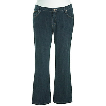 Riders -Women's Plus-Size Mid-Rise Boot-Cut Jeans