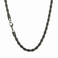 thumbnail image 6 of CUKIXA Titanium Steel Twisted Rope Chain Necklace - 2-8mm Width, 19.7-27.6in Black Matte Necklace for Men & Women, 6 of 32