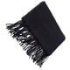 thumbnail image 3 of 1 bufanda de moda de color liso con flecos, chal de hombro monocromático con borla para hombres y mujeres (negro), 3 of 7