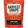 thumbnail image 3 of Harvest Snaps Crunchy Loops Kick'n BBQ Baked Red Lentil Snacks - 2.5oz, 3 of 5