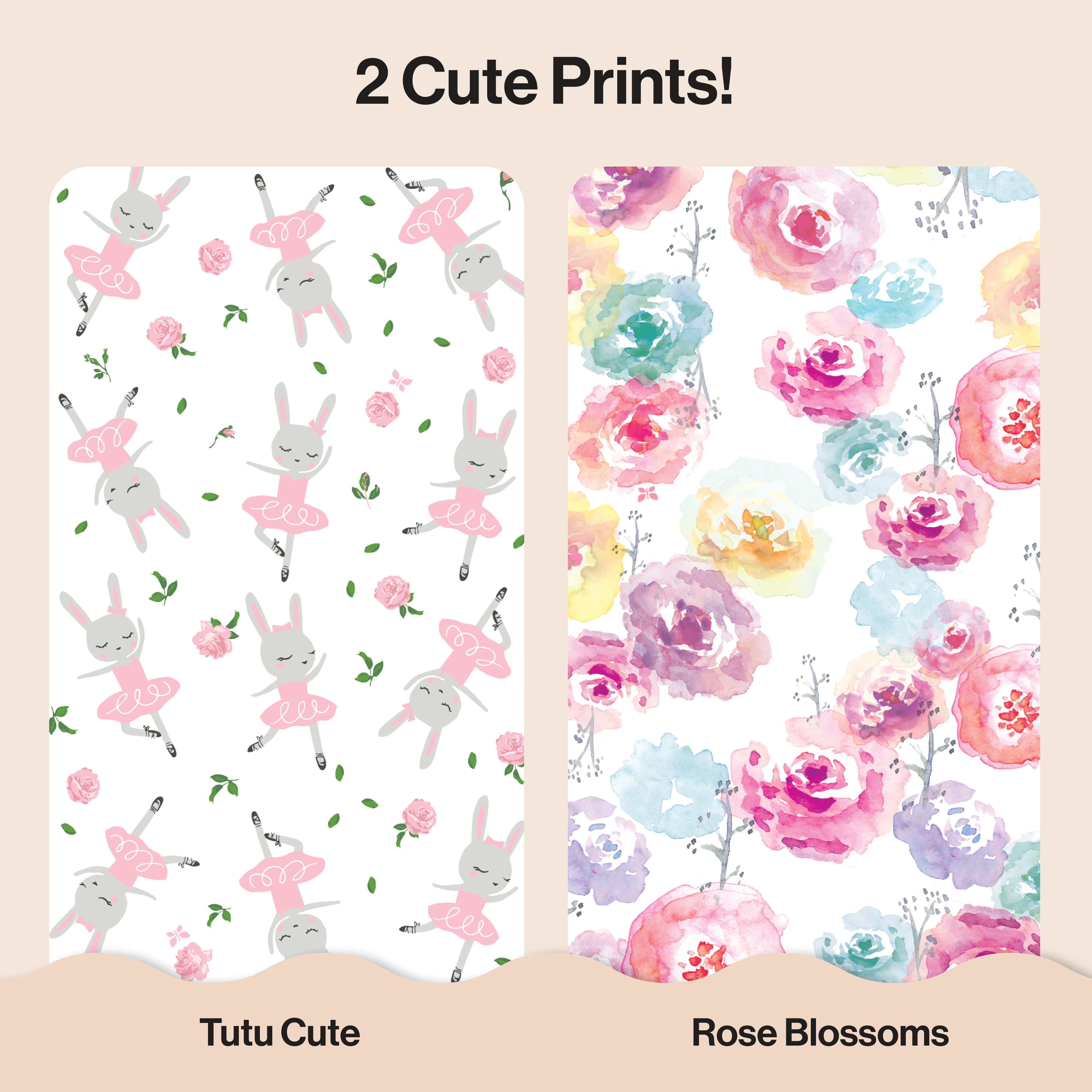 The Honest Company Clean Conscious Diapers® Up to 100% Leak Protection Designed to Protect Delicate Skin Hypoallergenic + Fragrance Free Rose Blossom + Tutu Cute, Size 1, 78 Count