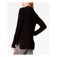 thumbnail image 2 of bar III Womens Choker-Neck Pullover Sweater, Black, Medium, 2 of 2