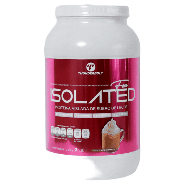 Proteina Aislada Thunderbolt Isolated Fem 2lb,zero Carbs Thunderbolt Proteína Zero Carbs