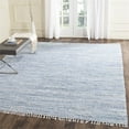 thumbnail image 2 of Safavieh Rag 2' X 3' Hand Woven Cotton Rug in Light Blue, 2 of 3