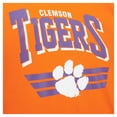thumbnail image 3 of Men's Mitchell & Ness  Orange Clemson Tigers Allover Crew 3.0 Pullover Sweatshirt, 3 of 3