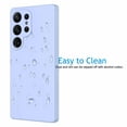 thumbnail image 5 of Njjex For Samsung S25 Plus Case with Screen Protector,Liquid Silicone Soft Gel Rubber Slim Microfiber Lining Cushion Texture Cover Shockproof Protective Case for Galaxy S25 Plus 6.7", Purple, 5 of 7