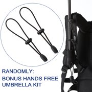 G4Free 46 Inch Large Hiking Umbrella Ultralight UV Silver Reflective Full-size Trekking Backpacking Umbrella