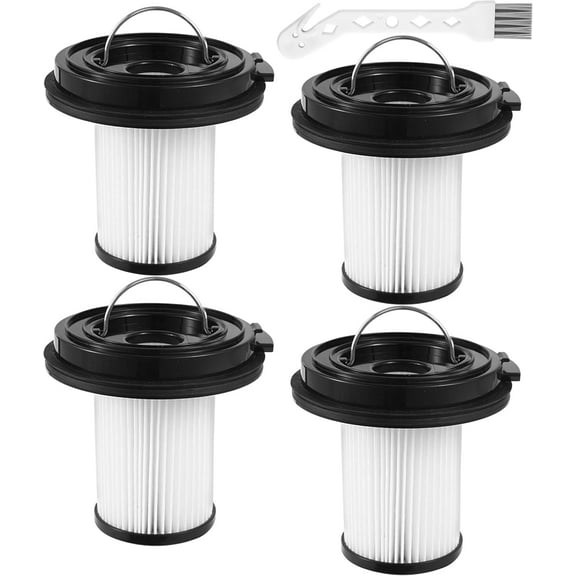 4 Pack Vacuum Filter for Bissell CleanView XR Pet 300W/CleanView XR 200W Cordless Vacuum Filter Replacement 3789 3789U 3789X 3797 3797V 3797W Replace 1638010 with 1 Little Brush