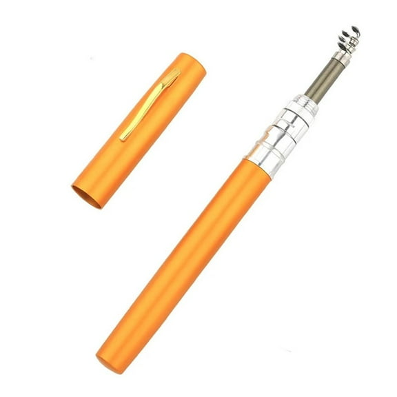 1 Set Of Telescopic Pocket Fishing Rods Pen Style Small Ultra-Short Fishing Rods