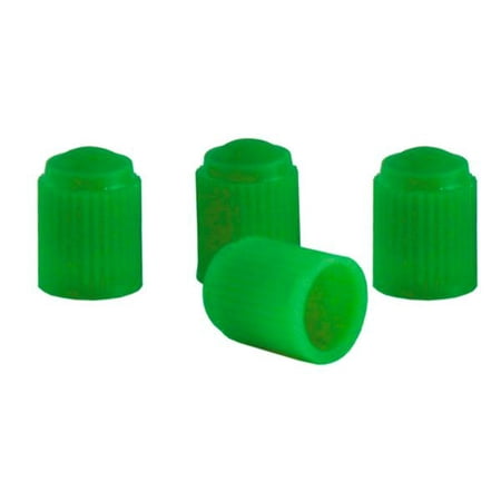 Slime Nitrogen Green Plastic Valve Stem Caps -