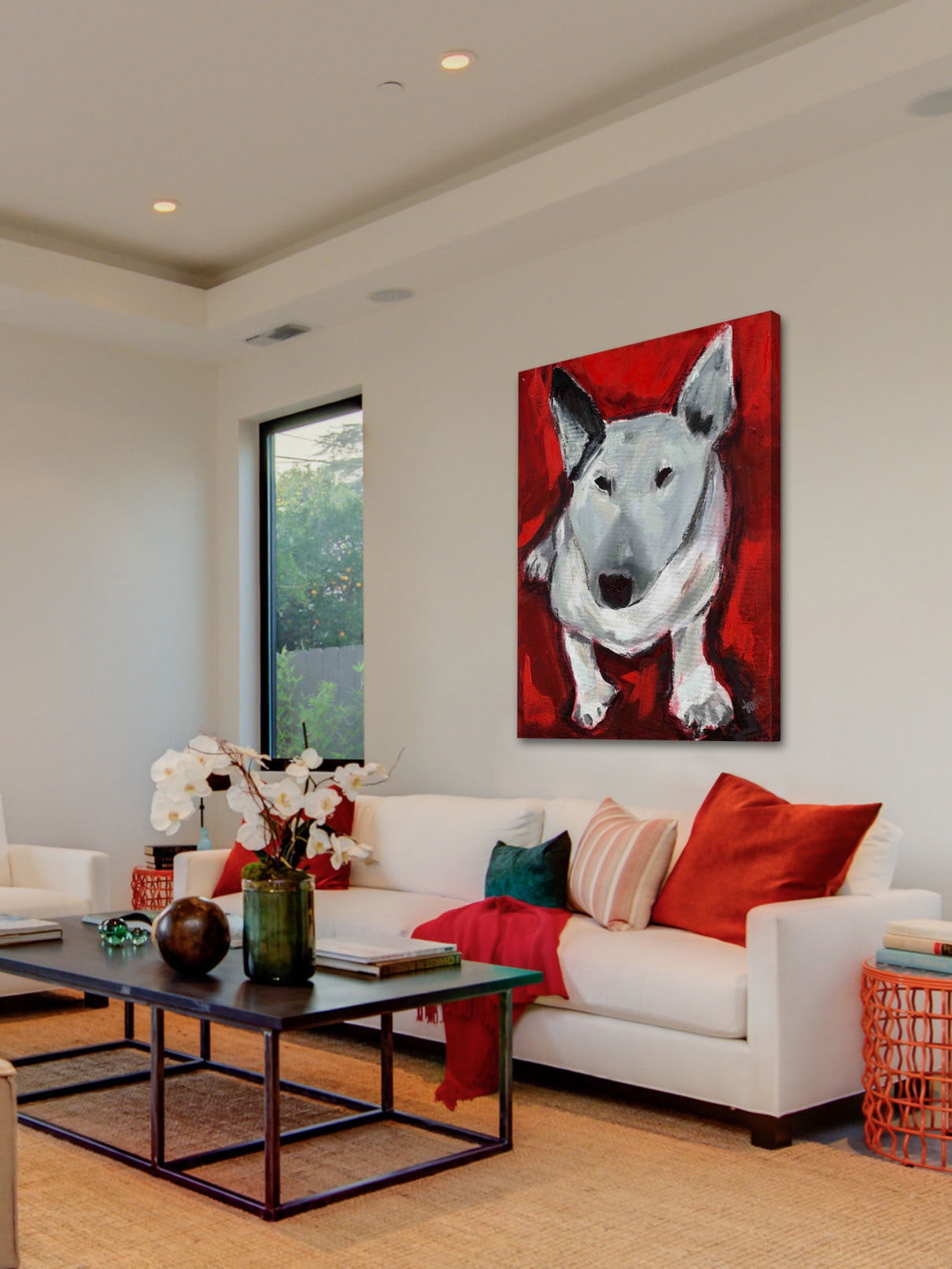 Marmont Hill "T-DoG" by Tori Campisi Painting Print on Canvas