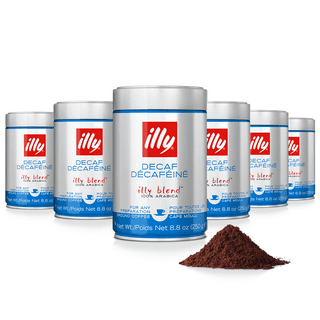 illy Caffe 8.8 oz. Whole Bean Decaf Espresso 0496 