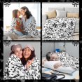 thumbnail image 5 of Black Bow Throw Blanket Coquette Soft Flannel Lightweight Blanket Preppy Room Decor Cute Coquette Girly Gifts for Bedroom Sofa Travel Bed Decor, 50 x 60 Inch (Black Bow), 5 of 6
