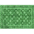 thumbnail image 1 of Ahgly Company Indoor Rectangle Persian Emerald Green Traditional Area Rugs, 4' x 6', 1 of 4