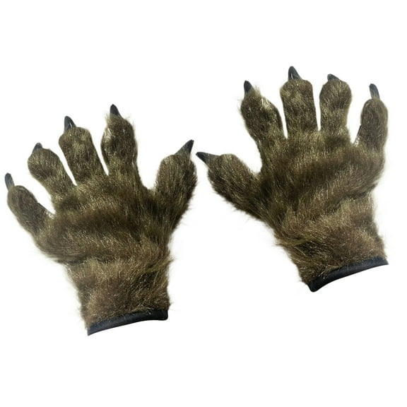 Costume Gloves Wolf Gloves Cosplay Claw Hand Gloves Theme Party Handwear Winter Half Finger Hand Warmers