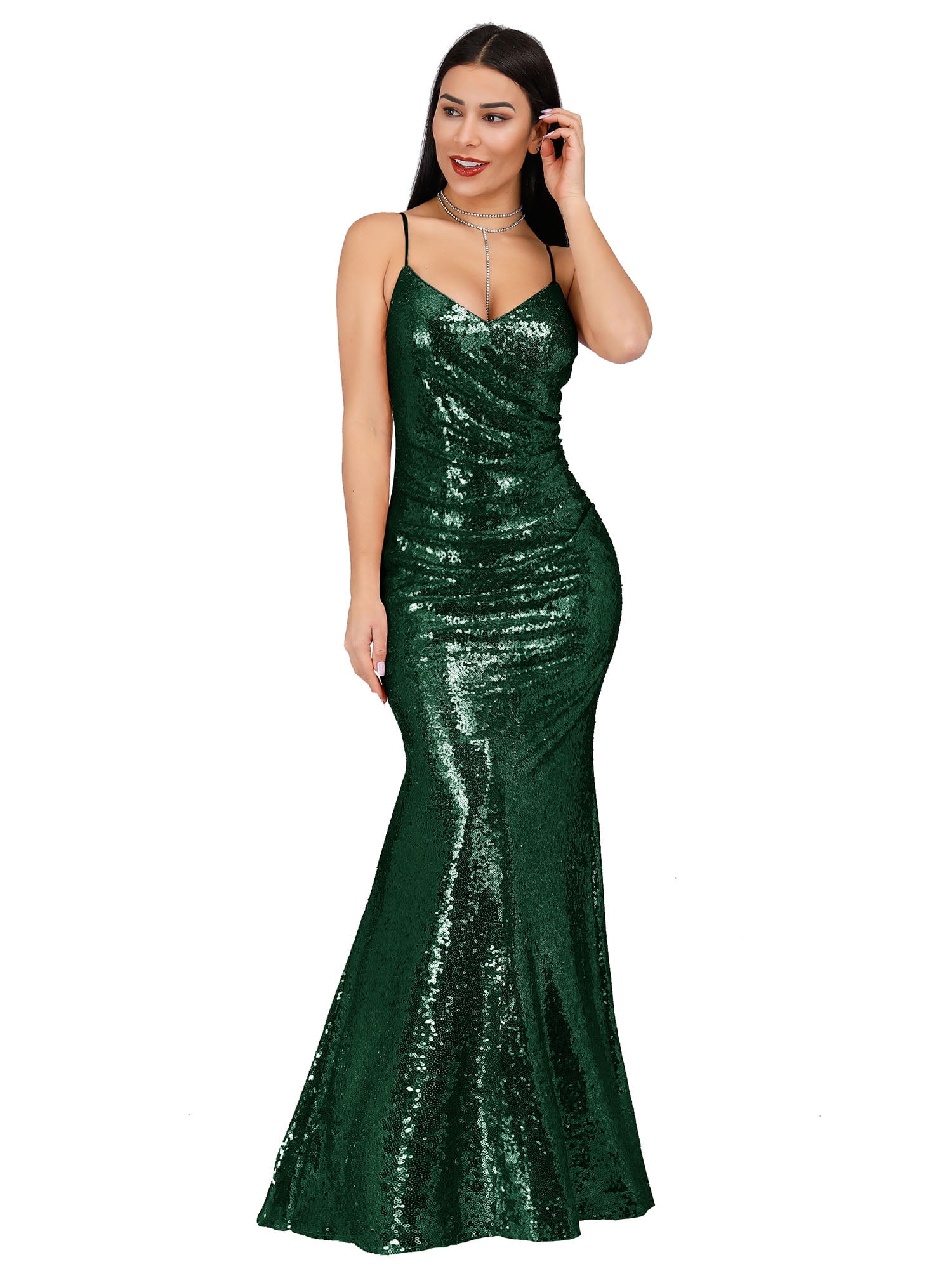 green special occasion dress