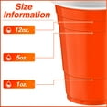 Lounsweer 100 Pack 16 Ounce Graduation Plastic Cups Heavy Duty Drinking