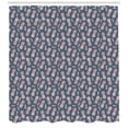 thumbnail image 3 of Ambesonne Tropical Shower Curtain, Vintage Island Pineapples, 69"Wx70"L, Rose and Slate Blue, 3 of 3