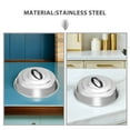 thumbnail image 6 of CTIRCHIU Thick Stainless Steel Universal Pan Lid Dome Shape for Efficient Cooking and Spill Control At Home, 6 of 8