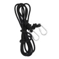 thumbnail image 2 of Cable de Seguridad de Cuerda de Escalada 24kn con 2 Gancho de Bocadillo Cuerda de Montañismo, Diámetro 10mm Negro Macarena Cuerda de escalada, 2 of 8