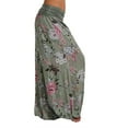 thumbnail image 4 of WILLBEST Pantalones Casuales de Mujer Pantalones Harén Fluidos con Diseños Estampados para Uso Diario Ideales para La Comodidad de Primavera, Verano y Otoño Chica, 4 of 5